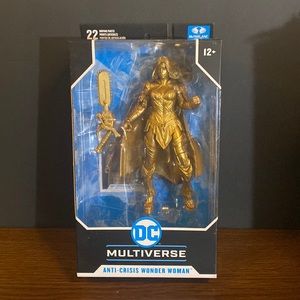 Anti-Crisis Wonder Woman Death Metal DC Multiverse McFarlane GOLD 7” Figure